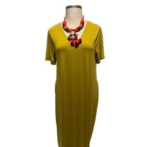Style‎ Plus Boutique Size 1X Olive Dress